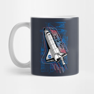 Space Shuttle Orbiter Schematic Mug